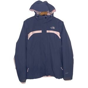 The North Face Glacier Triclimate Ski Jacket Blue Winter Fleece Lined Coat Med